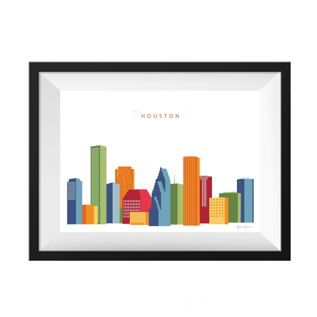 Houston Texas Print