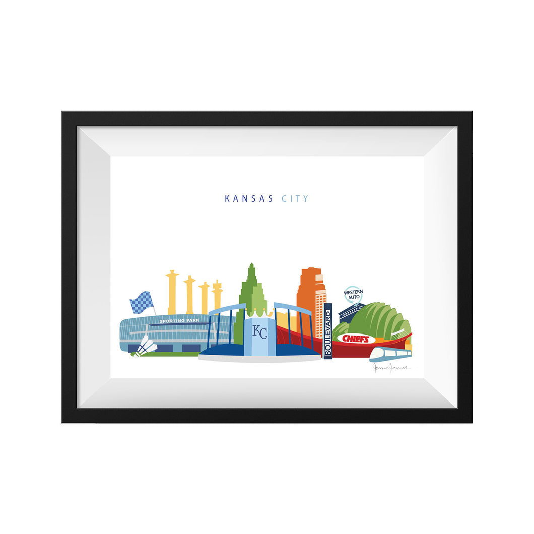 kansas city sports chiefs royals sporting kc skyline