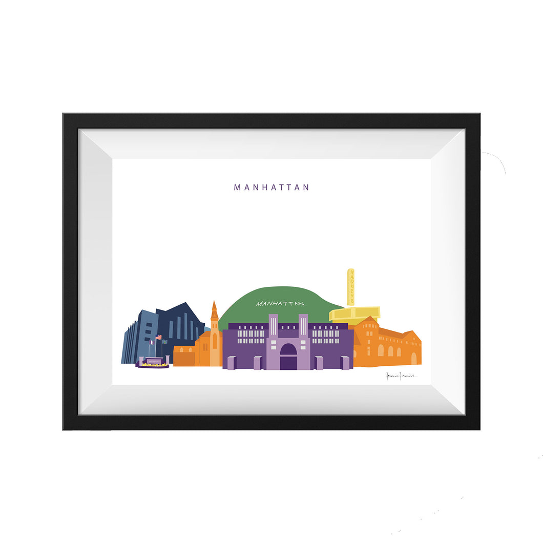 Manhattan Kansas Print