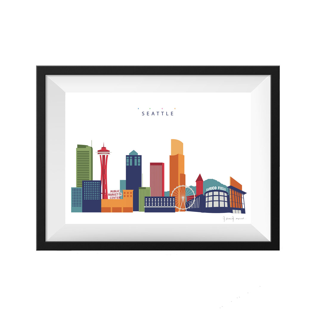 Seattle Washington Print