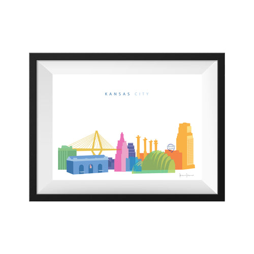 Kansas City Missouri Panoramic Print Wholesale