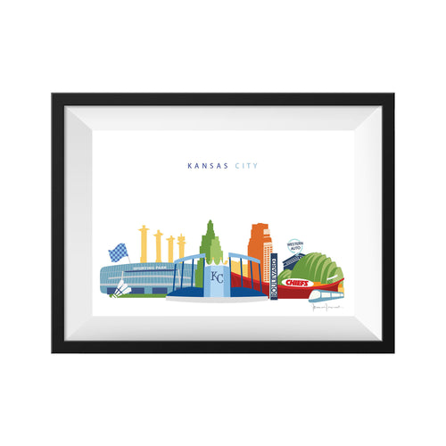 kansas city sports chiefs royals sporting kc skyline