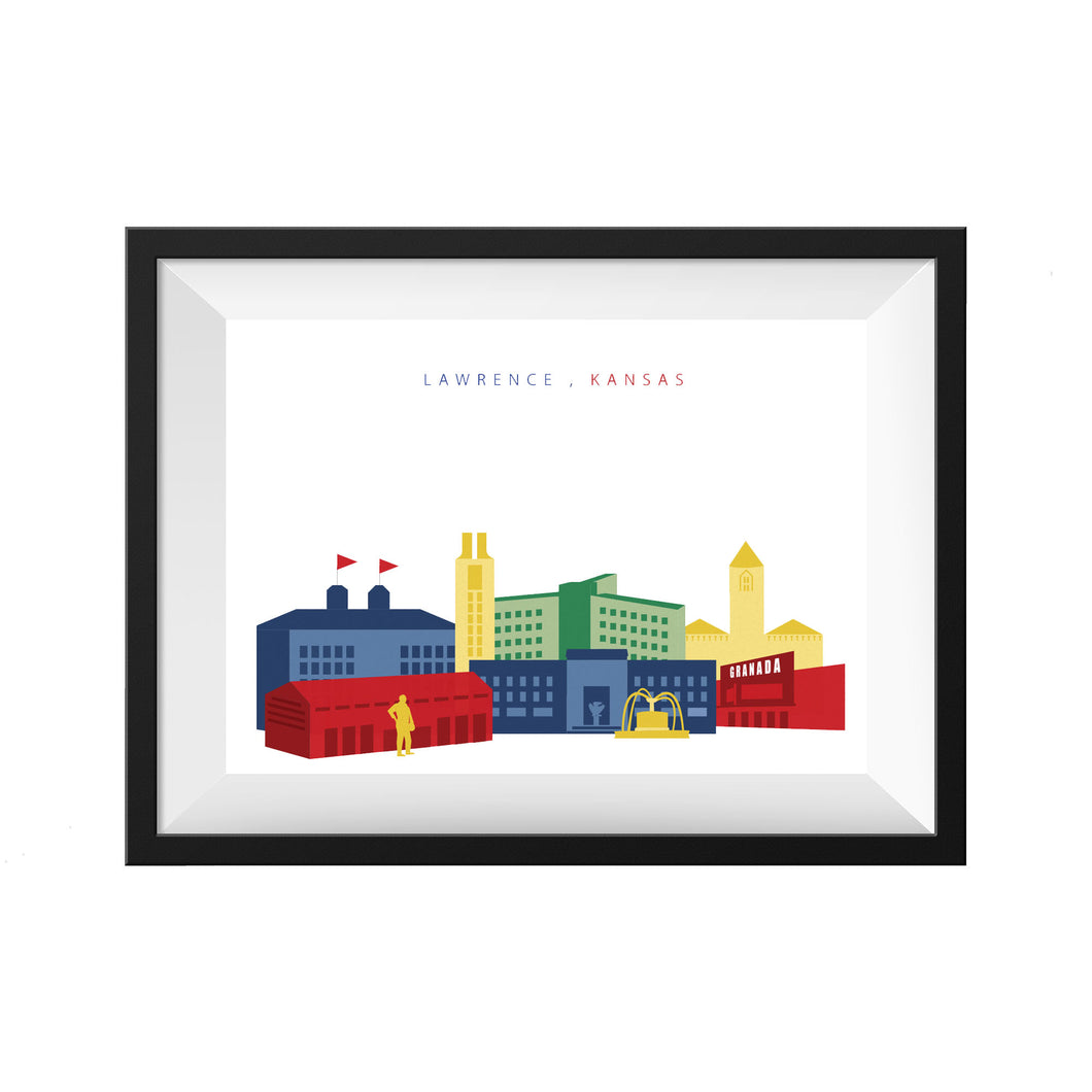 Lawrence Kansas Print