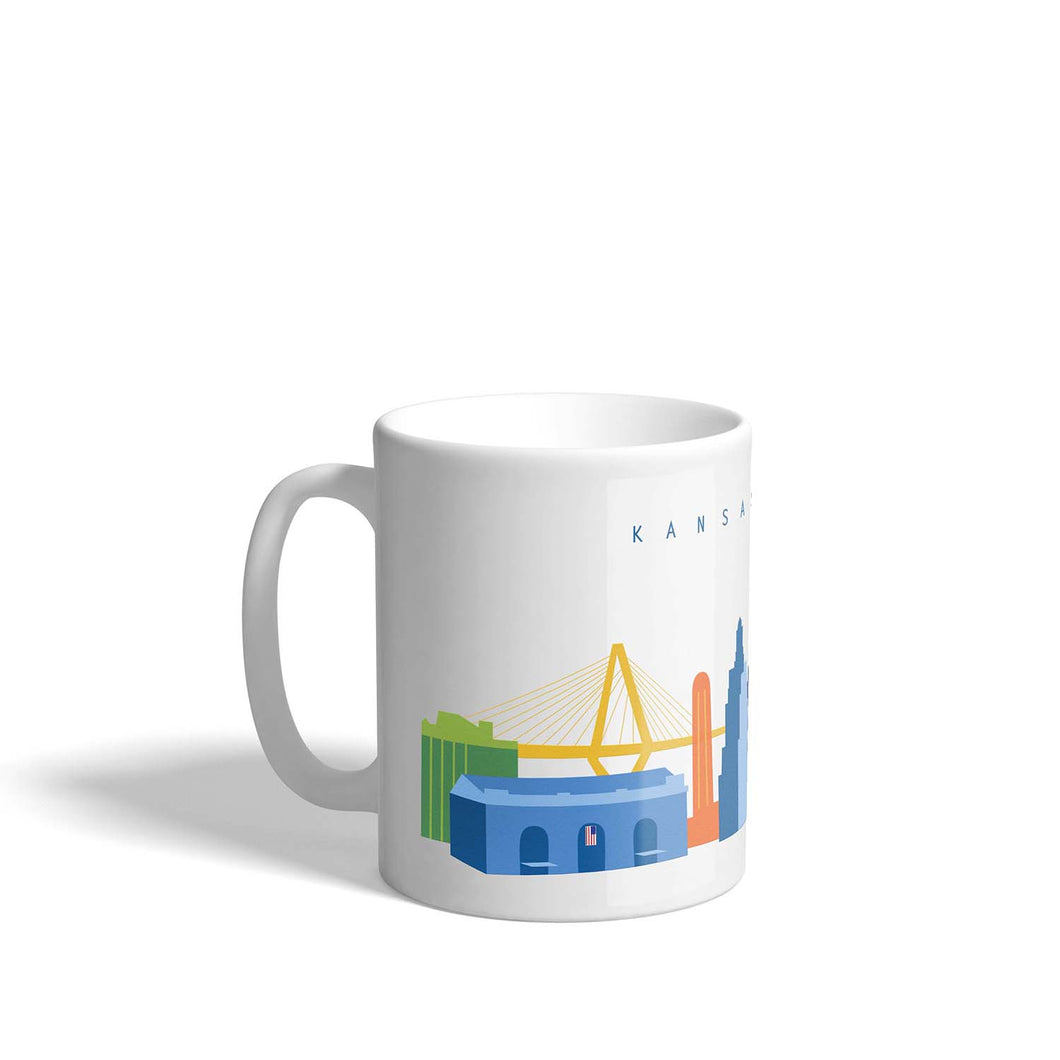 downtown kansas city missouri panoramic mug